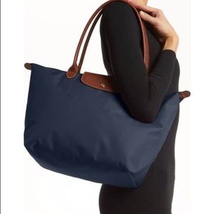 Longchamp Large Le Pilage tote - Navy